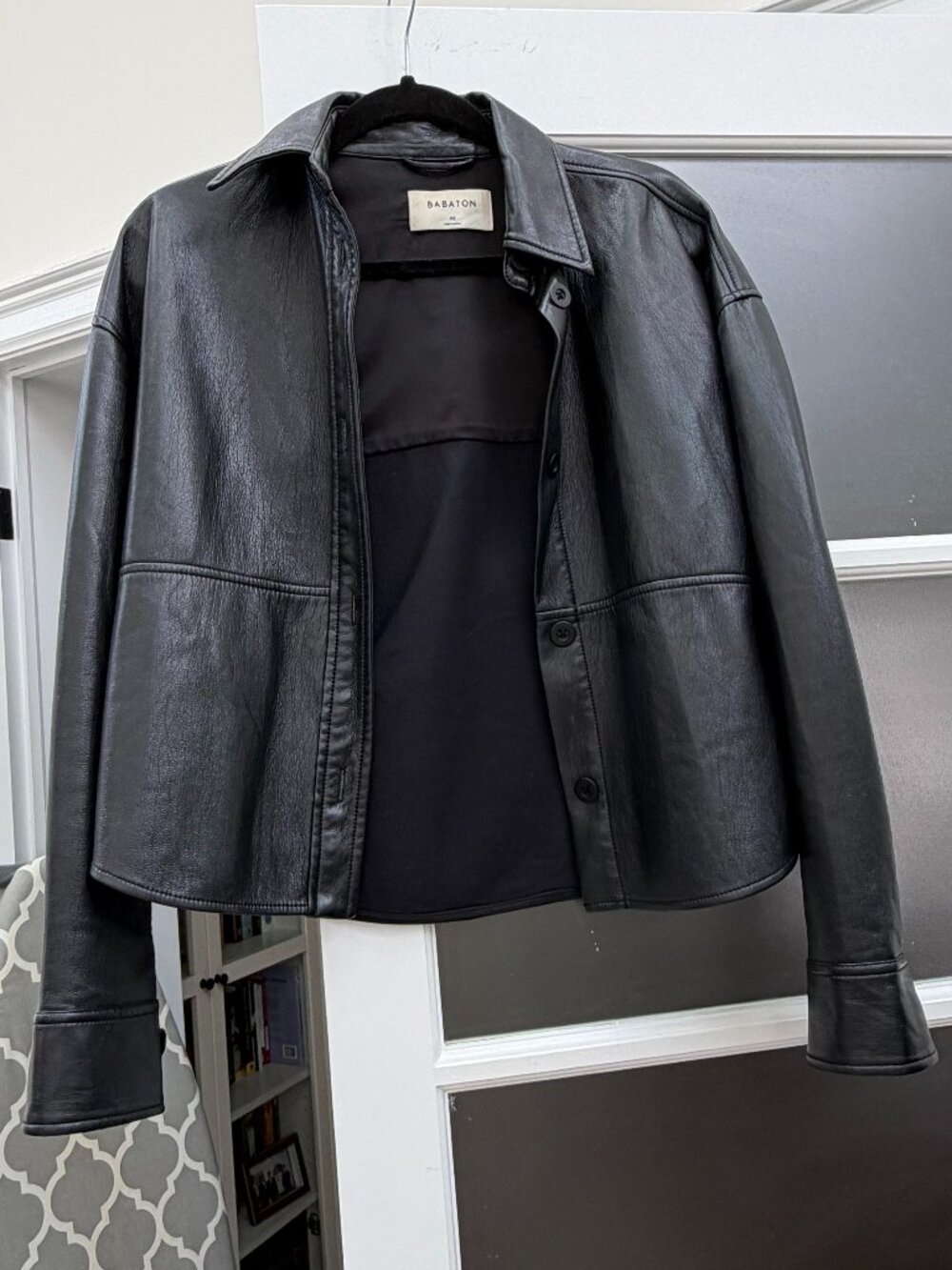 Women's Babaton Leather Jacket